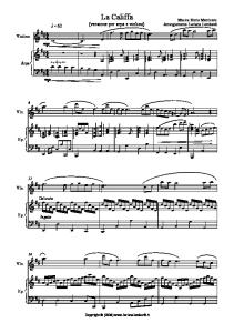 MORRICONE - La Califfa (arpa-violino) (OBOE E PIANOFORTE)