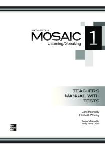 Mosaic 6 Level1 Listening and Speaking Teachers Manual.pdf