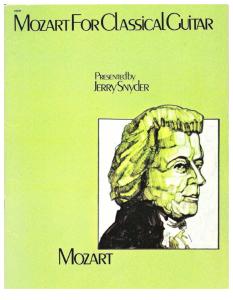 Mozart for Classical Guitar