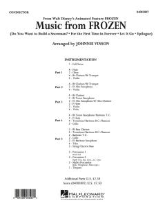 Music From Frozen - Johnne Vinson