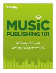 Music Publishing 101
