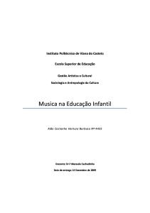 Musica na Educação Infantil
