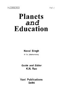 Naval Singh - Planets and Education - 2008.pdf