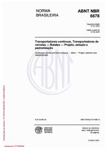 NBR 6678 - transportadores continuos - transportadores de correias - roletes - projeto.pdf