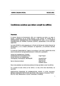 NCh0352-1961 Condiciones Acusticas que deben Cumplir los Edificios.pdf