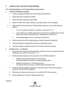 NETA Acceptance Testing Specifications - 2009 Excerpt