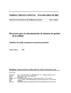 Norma Iso 10013 2000 Directrices Para Doc Del Sgc