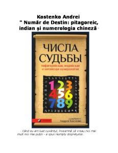 Număr de Destin: pitagoreic, indian și numerologia chineză "