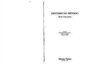 O Discurso do Metodo. Rene Descartes.pdf
