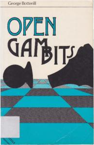 Open Gambits - Botterill