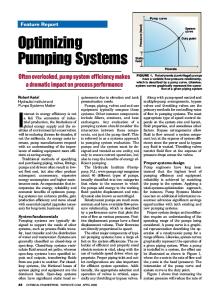 Optimizing Pump Systems - Apr.2009