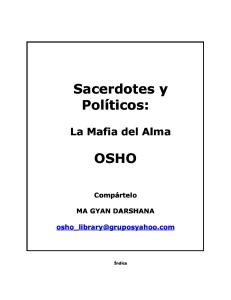 Osho - Sacerdotes Y Politicos La Mafia Del Alma.pdf