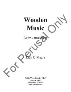 O'Meara - Wooden Music