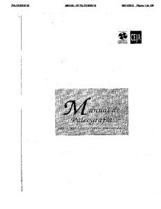 Paleografia, Manual de Paleografia - Maria Mercedes Ladrón de Guevara León