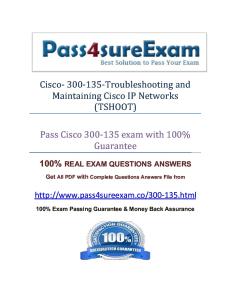 Pass4sure 300-135 Question