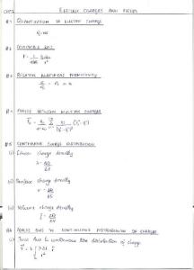 Physics Formulae and derivations