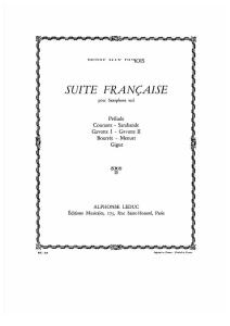 Pierre Max Dubois - Suite Francaise pour Saxophone Alto Seul.pdf