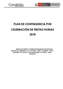 Plan de Contingencia Fiestas Patrias -908
