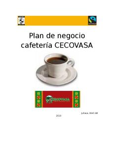 Plan de Negocio Cafeteria