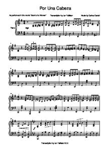 Por Una Cabeza - Carlos Gardel