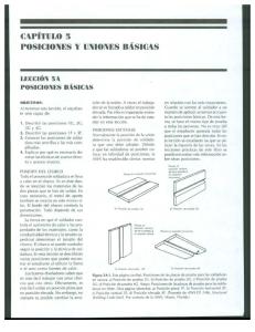 Posiciones y Uniones basicas Seccion I Cap 5 Manual de Soldadura (Koellhoffer)
