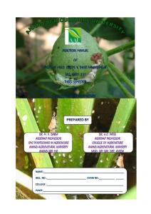 Practical Manual Pests of Field Crops and Their Management