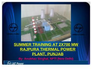 Presentation of Turbine Erection 1
