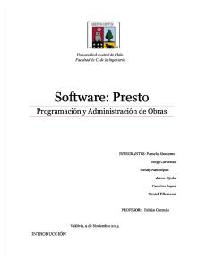 PRESTO software
