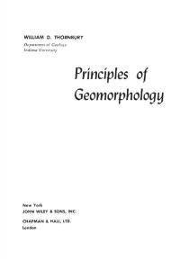 Principles of Geomorphology by William D. Thornbury_1