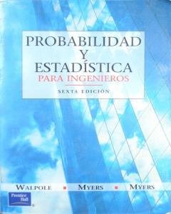 Probabilidad y Estadistica para Ingenieros (Walpole)