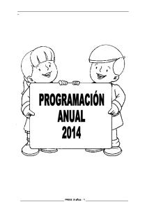 PROGRAMACIÓN ANUAL INICIAL 3 AÑOS - 2014