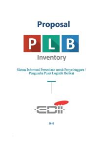 Proposal PLB Inventory