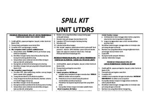 Prosedur Penggunaan Spill Kit Untuk Pembersihan Tumpahan Darah Dan Cairan Tubuh