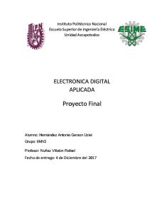 Proyecto de Electronica Digital Contador digital