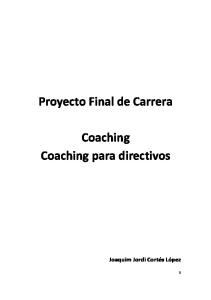 Proyecto Final de Coaching_Coaching Para Directivos