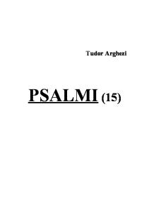 Psalmi - Tudor Arghezi