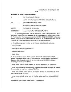Pueblo Nuevo Certificado de Jurisdiccion Aa.hh. Micaela Bastidas