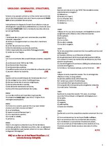 QCM de Virologie et Bactériologie - coursdemedecine.free-h