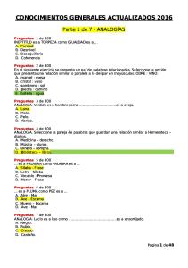 Reactivos de Conocimientos Generales Actualizados 2016 (1)