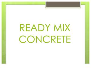 Ready Mix Concrete Ppt 01