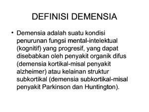 Referat Demensia