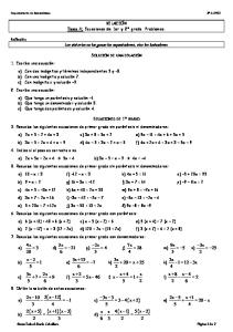 Relacion Tema 4. Ecuaciones 1er y 2º Grado. Problemas 2