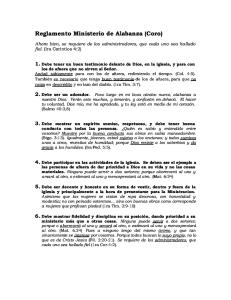 Requisitos de Los Integrantes Del Ministerio de Alabanza