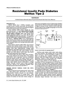 Resistensi Insulin Pd DM Tipe 2 - CDK Kalbe