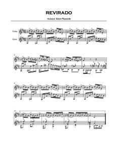 Revirado - Astor Piazzolla (violin & guitar)