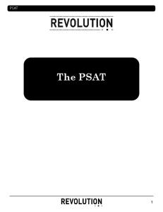 Revolution Prep PSAT Workbook_Student