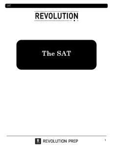 Revolution Prep SAT Class Workbook_Student