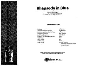 Rhapsody in Blue Gordon Goodwin 1