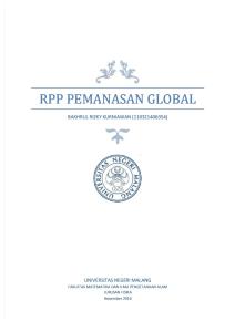 RPP Gejala Pemanasan Global Ku