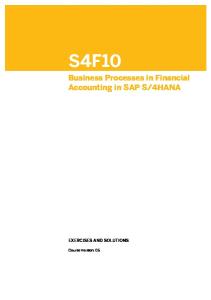 S4F10_Business Processes in FI Accoint
